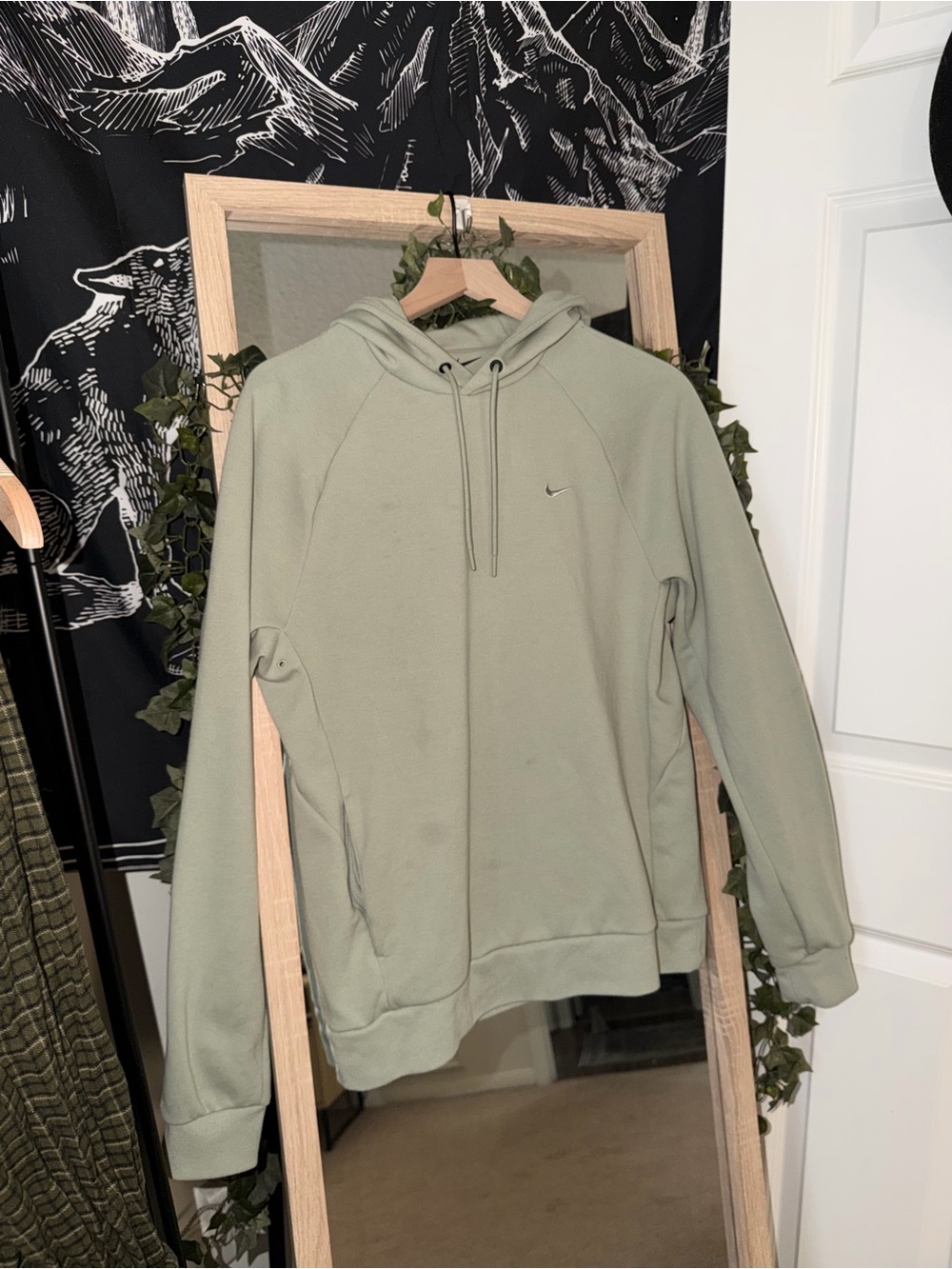 Nike Light Sage Green Dri-FIT Hoodie